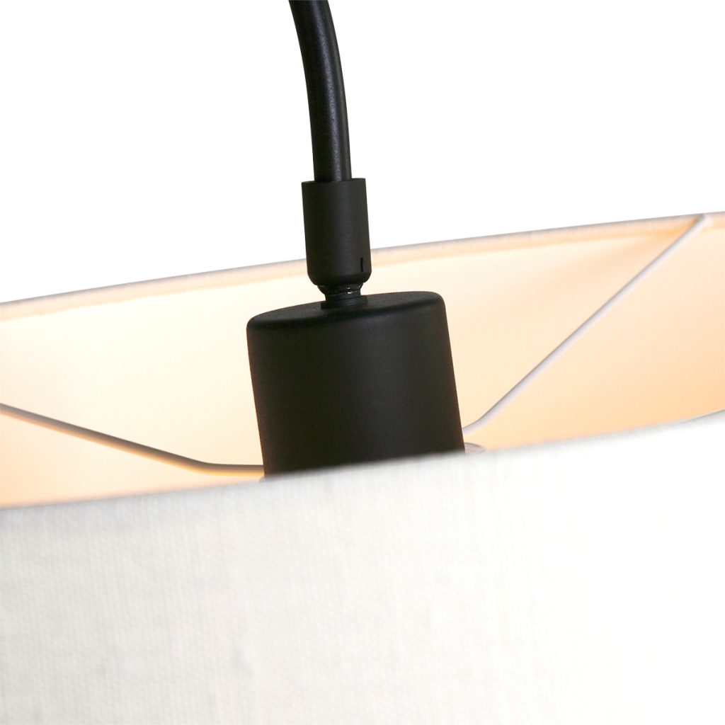 Uitschuifbare wandlamp met crème kap Steinhauer Elegant classy - Afbeelding 5
