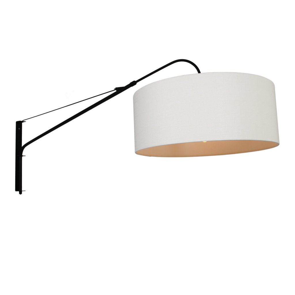 Uitschuifbare wandlamp met crème kap Steinhauer Elegant classy - Afbeelding 10