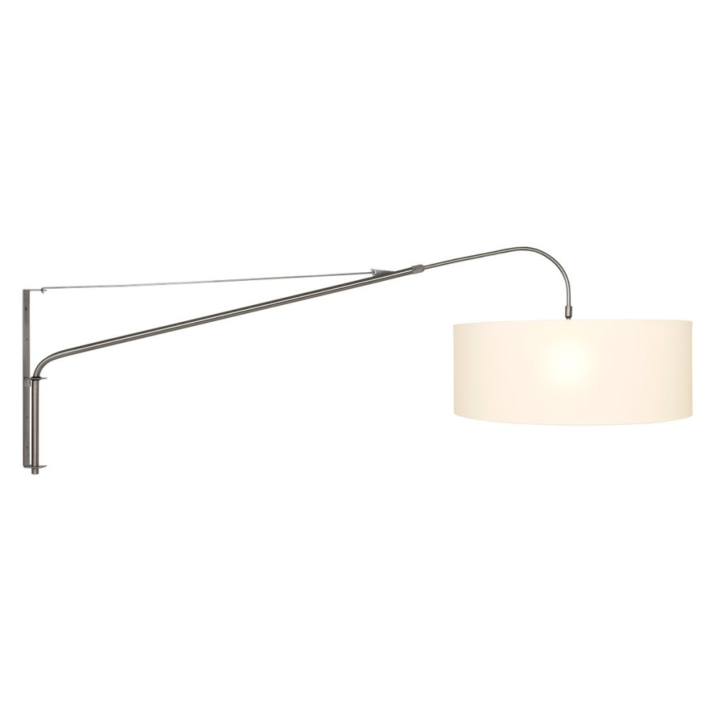 Uitschuifbare wandlamp met witte kap Steinhauer Elegant classy - Afbeelding 2