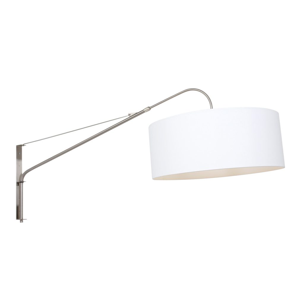 Uitschuifbare wandlamp met witte kap Steinhauer Elegant classy - Afbeelding 11