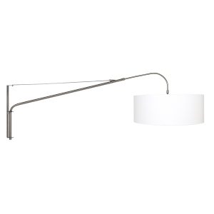 uitschuifbare-wandlamp-met-witte-kap-steinhauer-elegant-classy-9326st