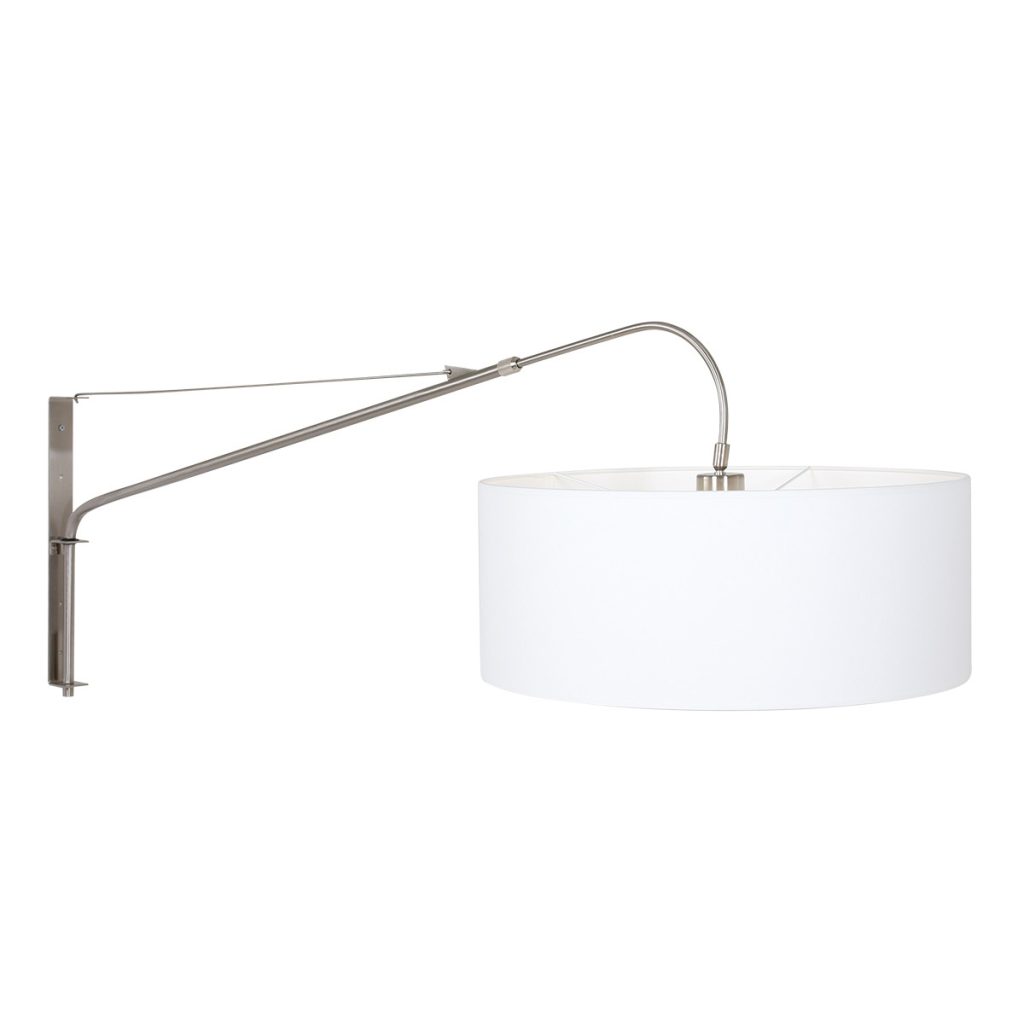 Uitschuifbare wandlamp met witte kap Steinhauer Elegant classy - Afbeelding 10