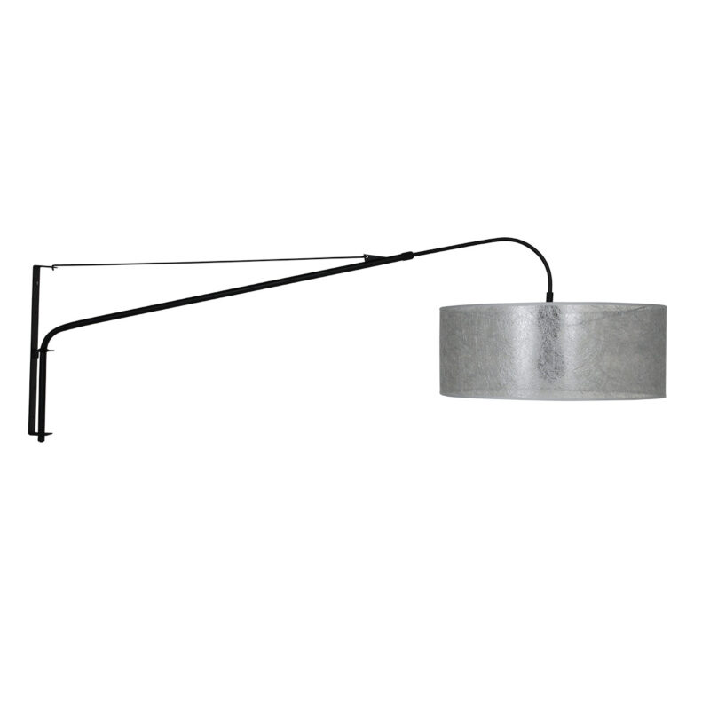 Uitschuifbare wandlamp met zilveren kap Steinhauer Elegant classy - Afbeelding 11