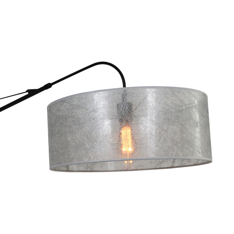 Uitschuifbare wandlamp met zilveren kap Steinhauer Elegant classy - Afbeelding 10