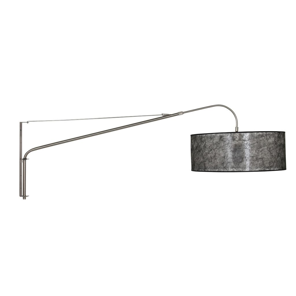 Uitschuifbare wandlamp met zwarte kap Steinhauer Elegant classy - Afbeelding 10