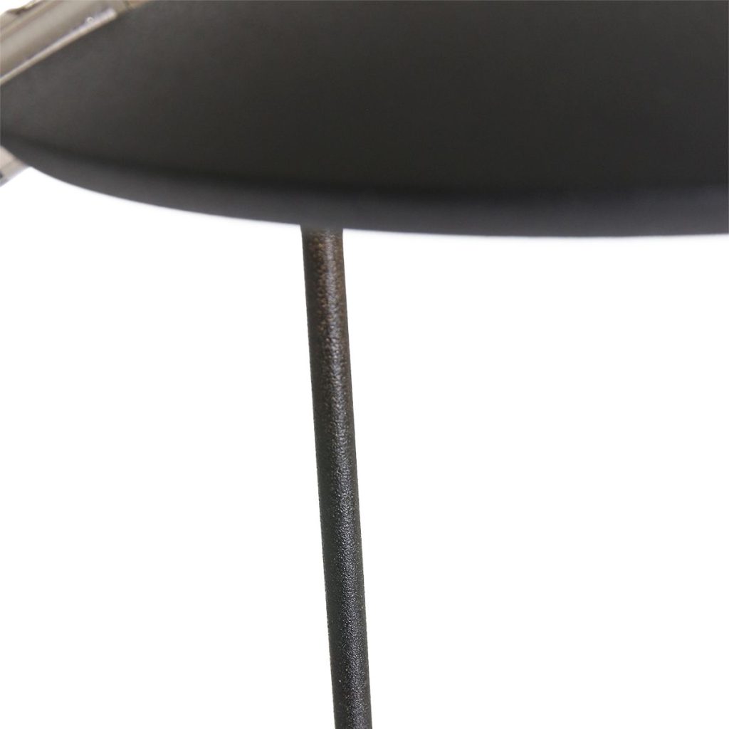 Moderne zwarte kunststoffen metalen wandlamp Steinhauer Zodiac led - Afbeelding 11
