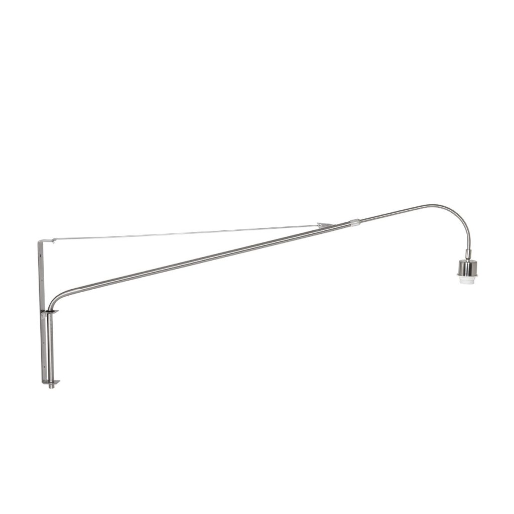 Moderne staalkleurige metalen wandlamp Steinhauer Elegant classy - Afbeelding 11