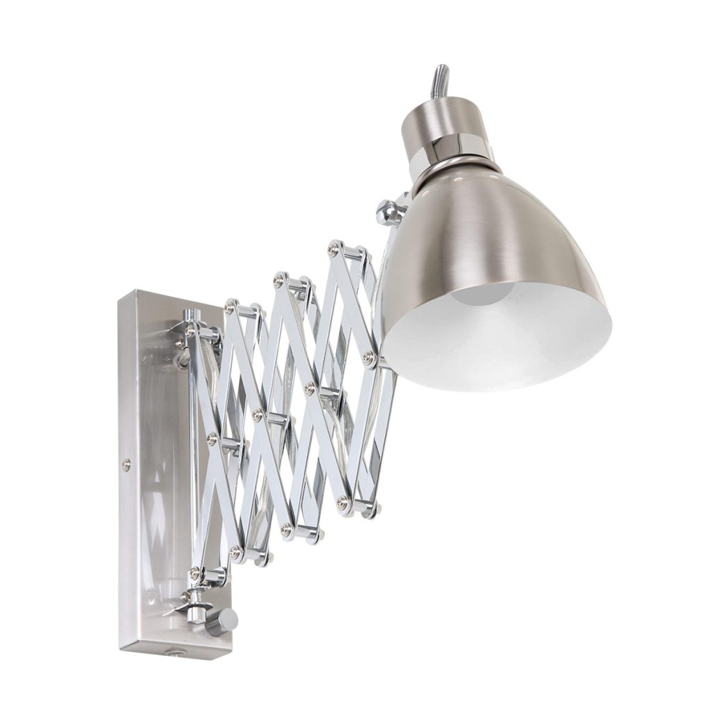 Uittrekbare wandlamp staal dimmer Steinhauer Spring - Afbeelding 2