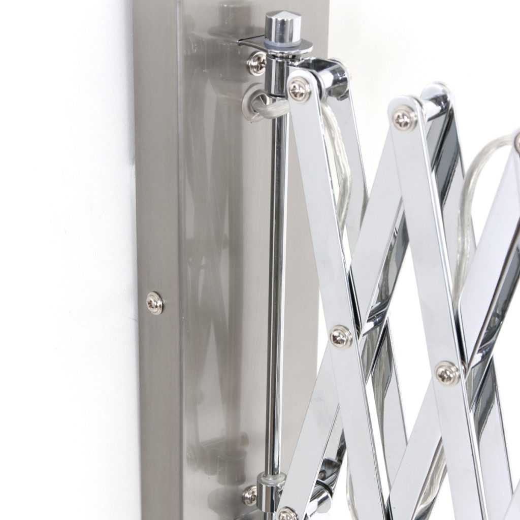 Uittrekbare wandlamp staal dimmer Steinhauer Spring - Afbeelding 5
