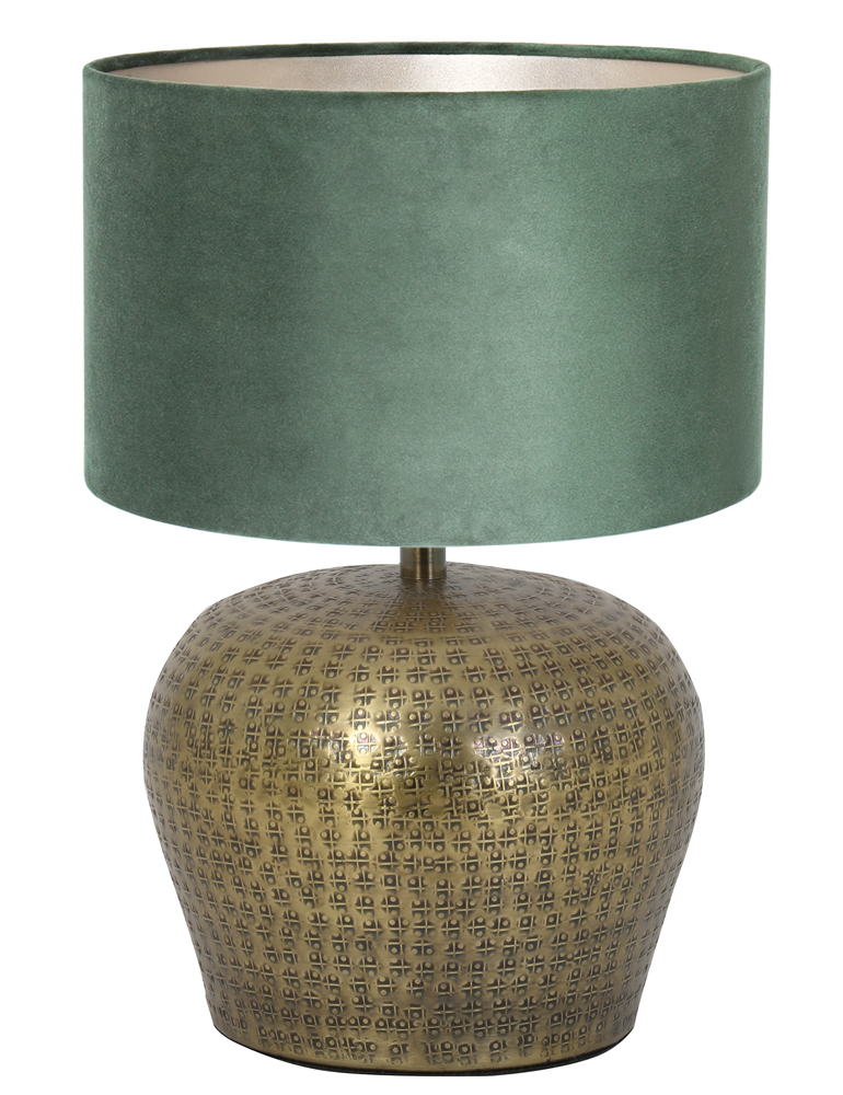 vaaslamp-met-details-en-velvet-groen-light-living-gondia-goud-7015br-1