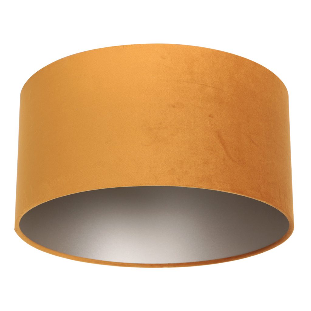 Moderne gouden velours lampenkap Steinhauer  - Ø 40 cm - Afbeelding 3