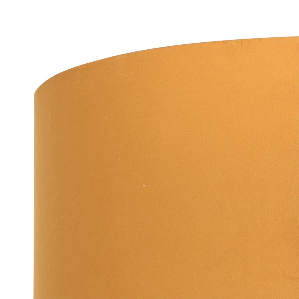 Moderne gouden velours lampenkap Steinhauer  - Ø 40 cm - Afbeelding 4