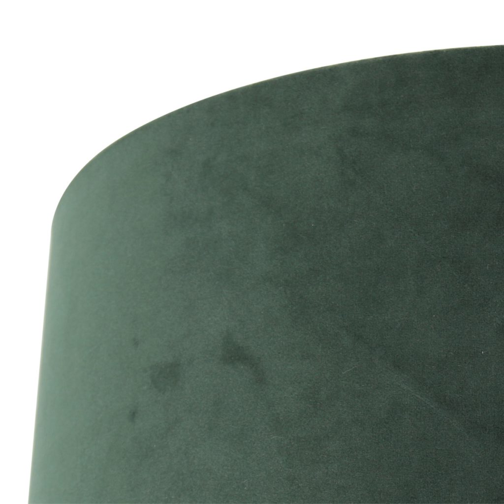 Moderne groene velours lampenkap Steinhauer  - Ø 50 cm - Afbeelding 4