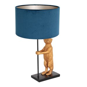 annelighting-tafellamp-animaux-zwart-metaalveloursstof-ø30cm-e27-8229zw-1