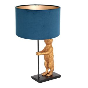 annelighting-tafellamp-animaux-zwart-metaalveloursstof-ø30cm-e27-8229zw-1