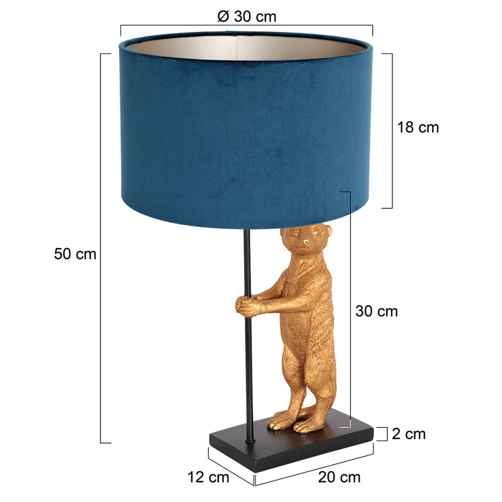 annelighting-tafellamp-animaux-zwart-metaalveloursstof-ø30cm-e27-8229zw-1