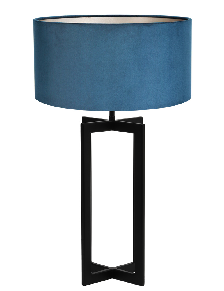 vensterbanklamp-met-blauwe-velvet-kap-light-living-mace-zwart-8456zw-1
