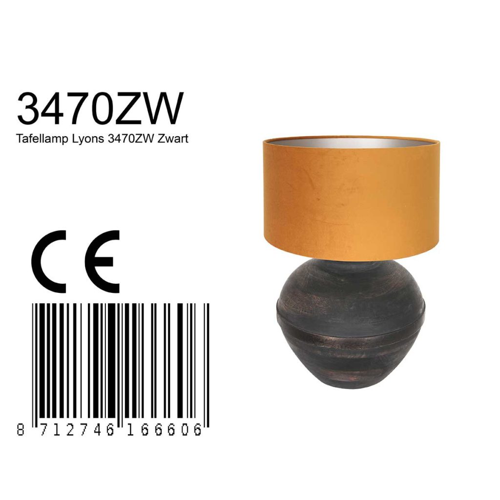annelighting-tafellamp-lyons-zwart-houtveloursstof-ø40cm-e27-3470zw-1