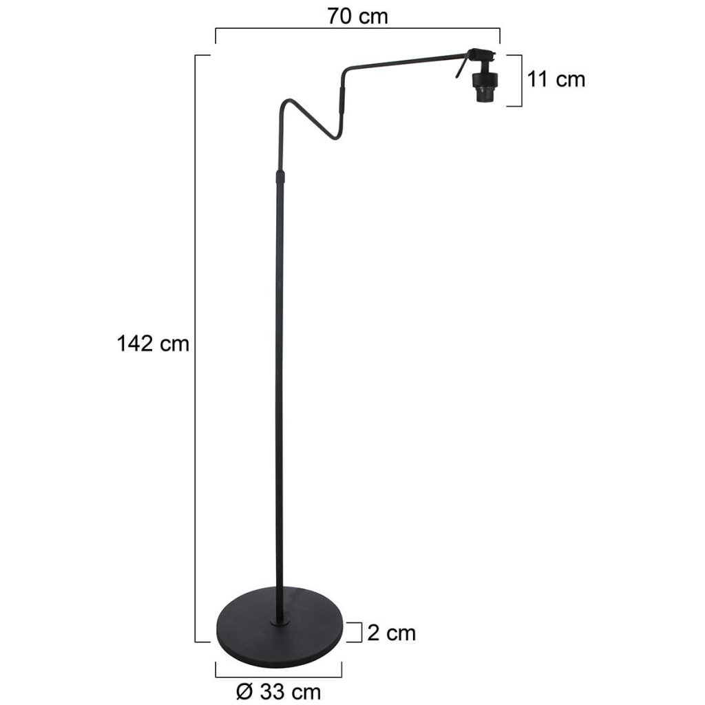 annelighting-vloerlamp-linstrom-zwart-metaal-lossearmatuur-e27-3405zw-1