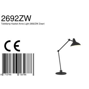 annelighting-tafellamp-kasket-zwart-metaal-ø30cm-e27-2692zw-1