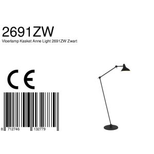 annelighting-vloerlamp-kasket-zwart-metaal-ø30cm-e27-2691zw-1