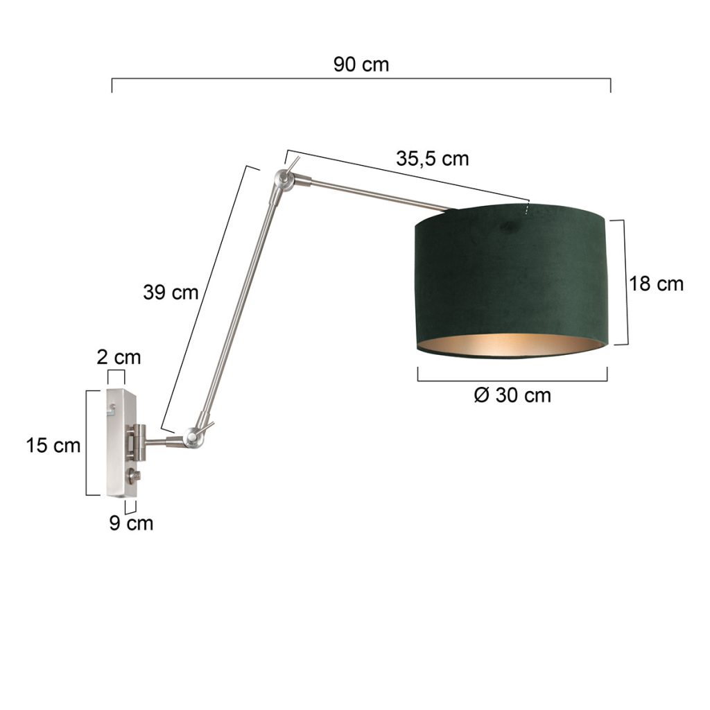verstelbare-wandlamp-met-velours-steinhauer-prestige-chic-8109st-5