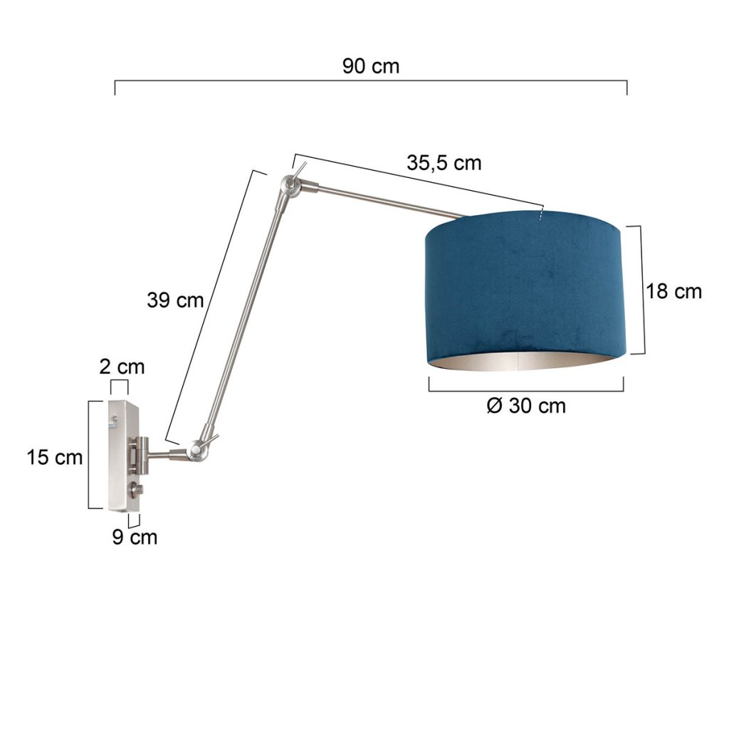 Verstelbare wandlamp Steinhauer Prestige chic - Afbeelding 6