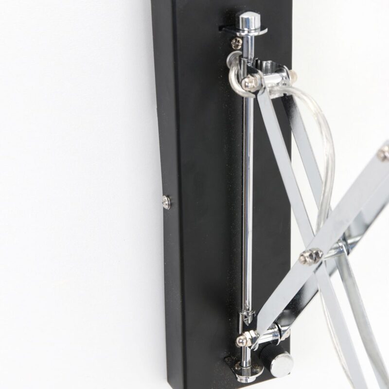 Metalen industriële hanglamp zwart scharnierarm Steinhauer Spring - Afbeelding 12