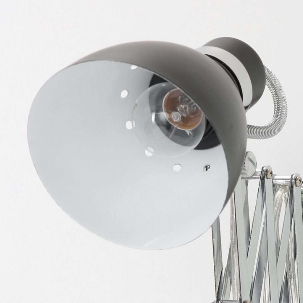 Metalen industriële hanglamp zwart scharnierarm Steinhauer Spring - Afbeelding 14