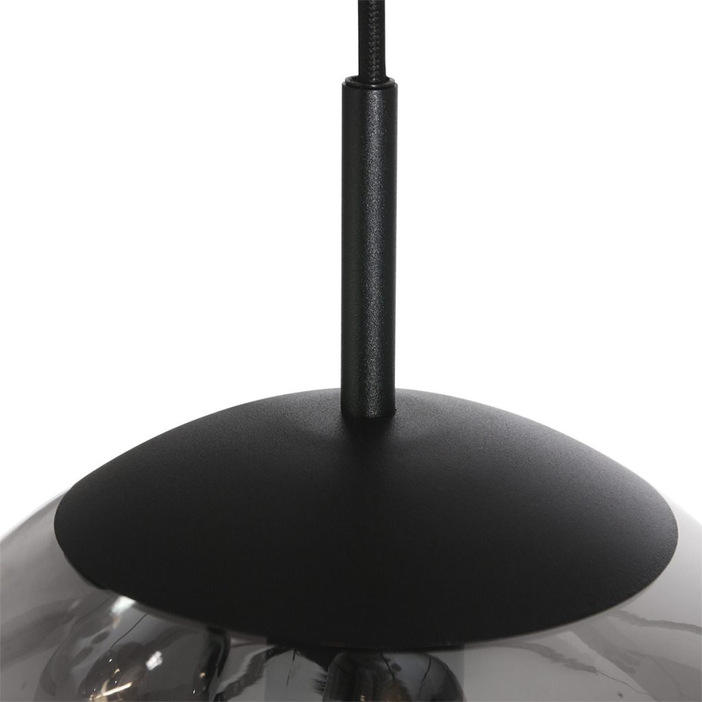 Videlamp zwart met rookglas Steinhauer Bollique led - Afbeelding 11