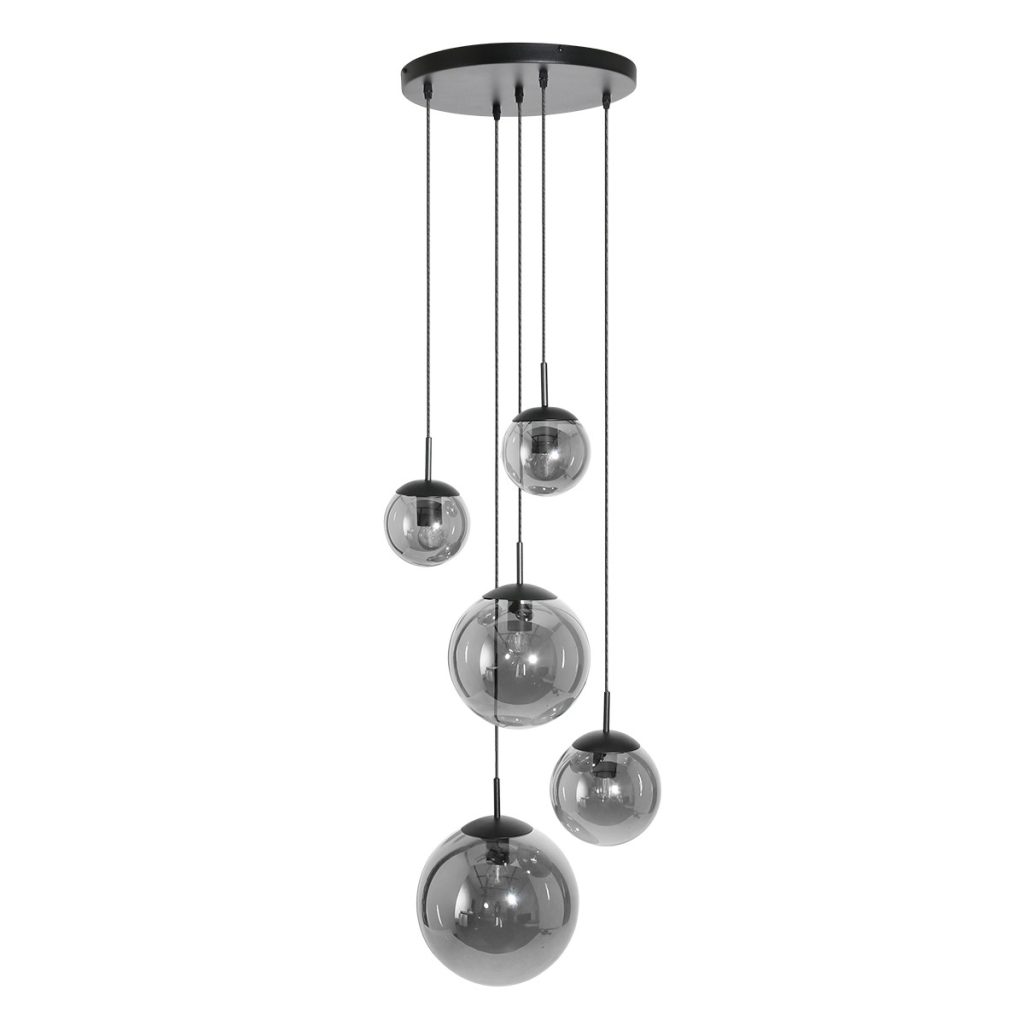 Videlamp zwart met rookglas Steinhauer Bollique led - Afbeelding 15