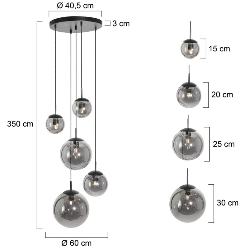 steinhauer-hanglamp-bolliqueled-zwart-glasmetaal-ø60cm-e27-2730zw-1