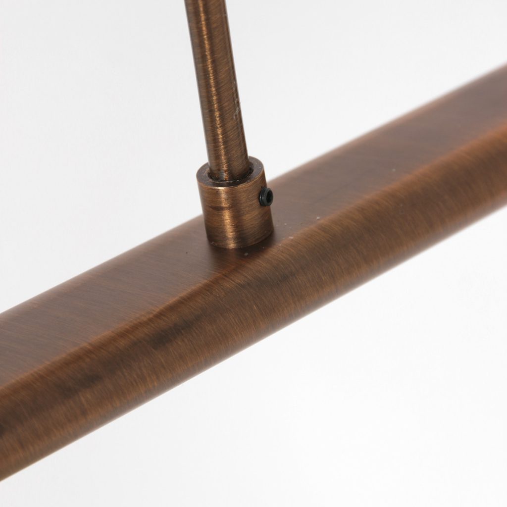 Klassieke glazen metalen hanglampen brons Steinhauer Sovereign classic - Afbeelding 11