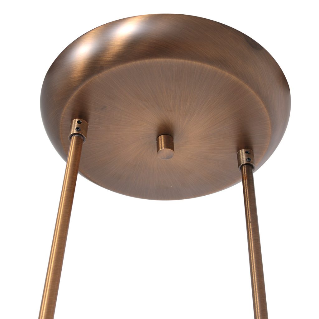 Klassieke glazen metalen hanglampen brons Steinhauer Sovereign classic - Afbeelding 14