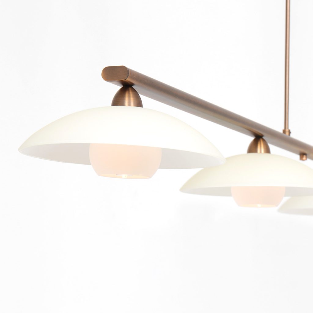 Klassieke glazen metalen hanglampen brons Steinhauer Sovereign classic - Afbeelding 5