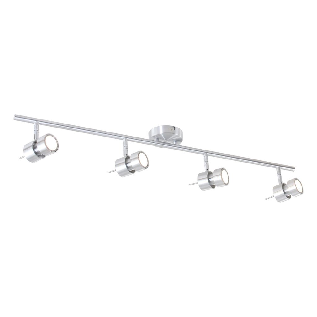 Moderne stalen metalen plafonnière Steinhauer Natasja led - Afbeelding 2