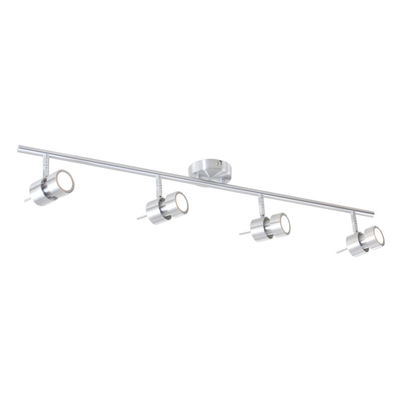 Moderne stalen metalen plafonnière Steinhauer Natasja led - Afbeelding 2