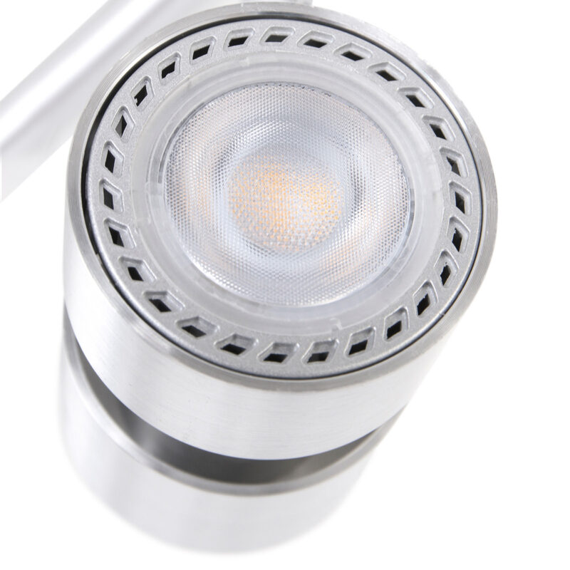 Moderne stalen metalen plafonnière Steinhauer Natasja led - Afbeelding 4