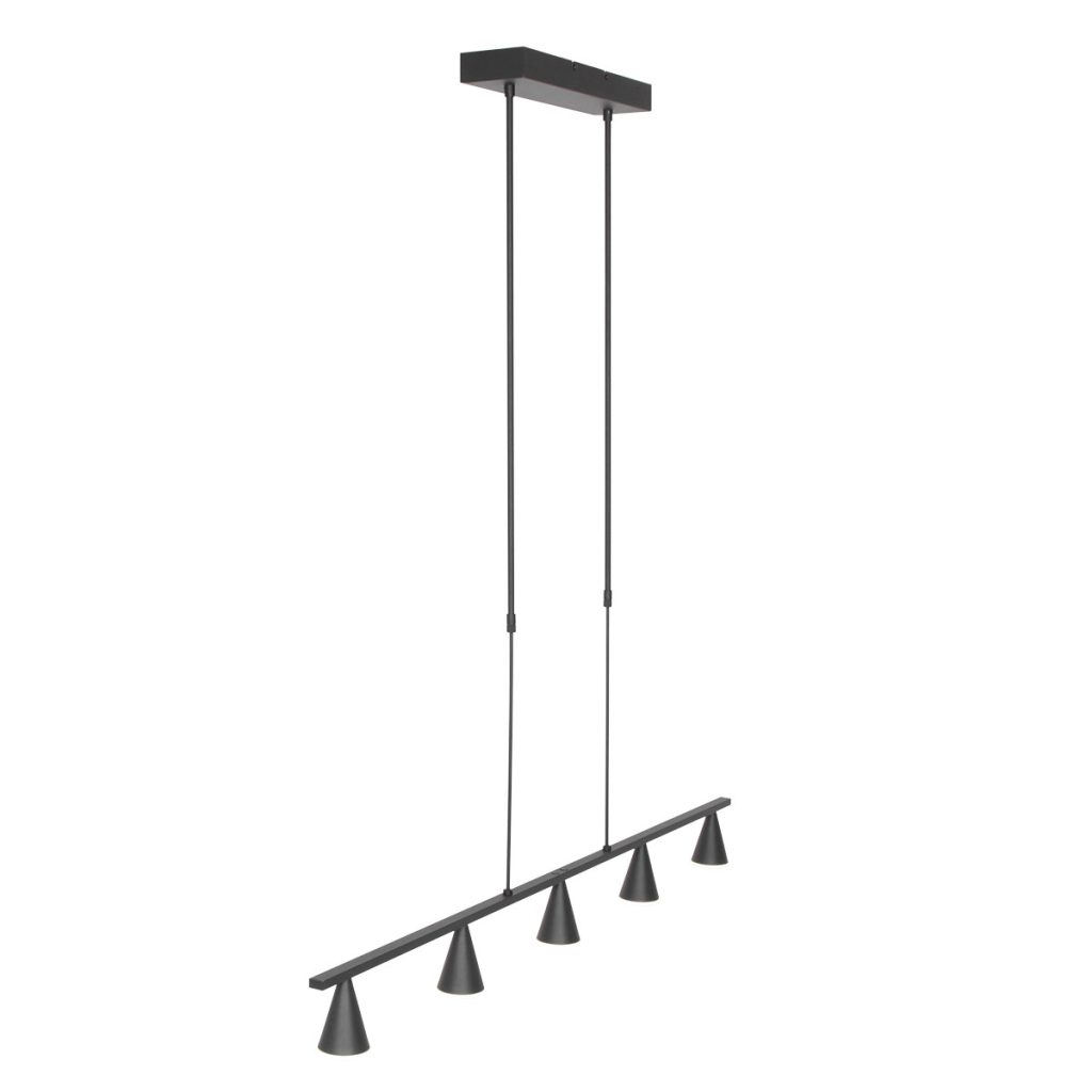 Moderne hanglamp zwart metaal Steinhauer Vortex - Afbeelding 13