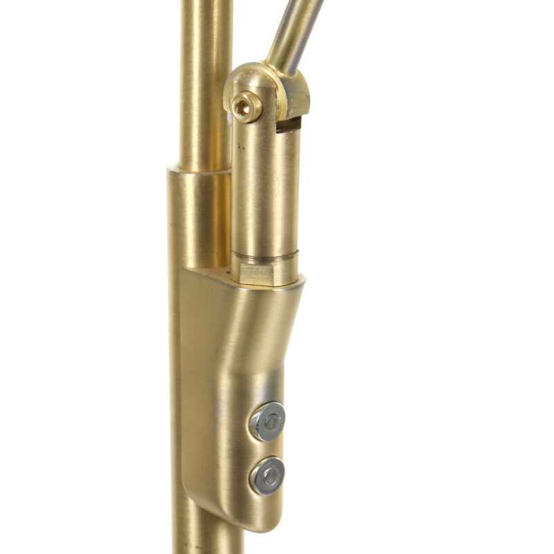 Vloerlamp met leesarm messing kleur goud Steinhauer Zenith led - Afbeelding 12