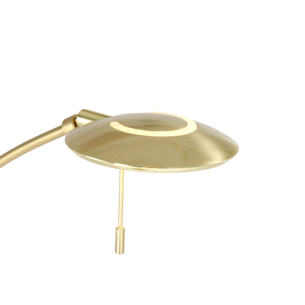 Vloerlamp met leesarm messing kleur goud Steinhauer Zenith led - Afbeelding 13