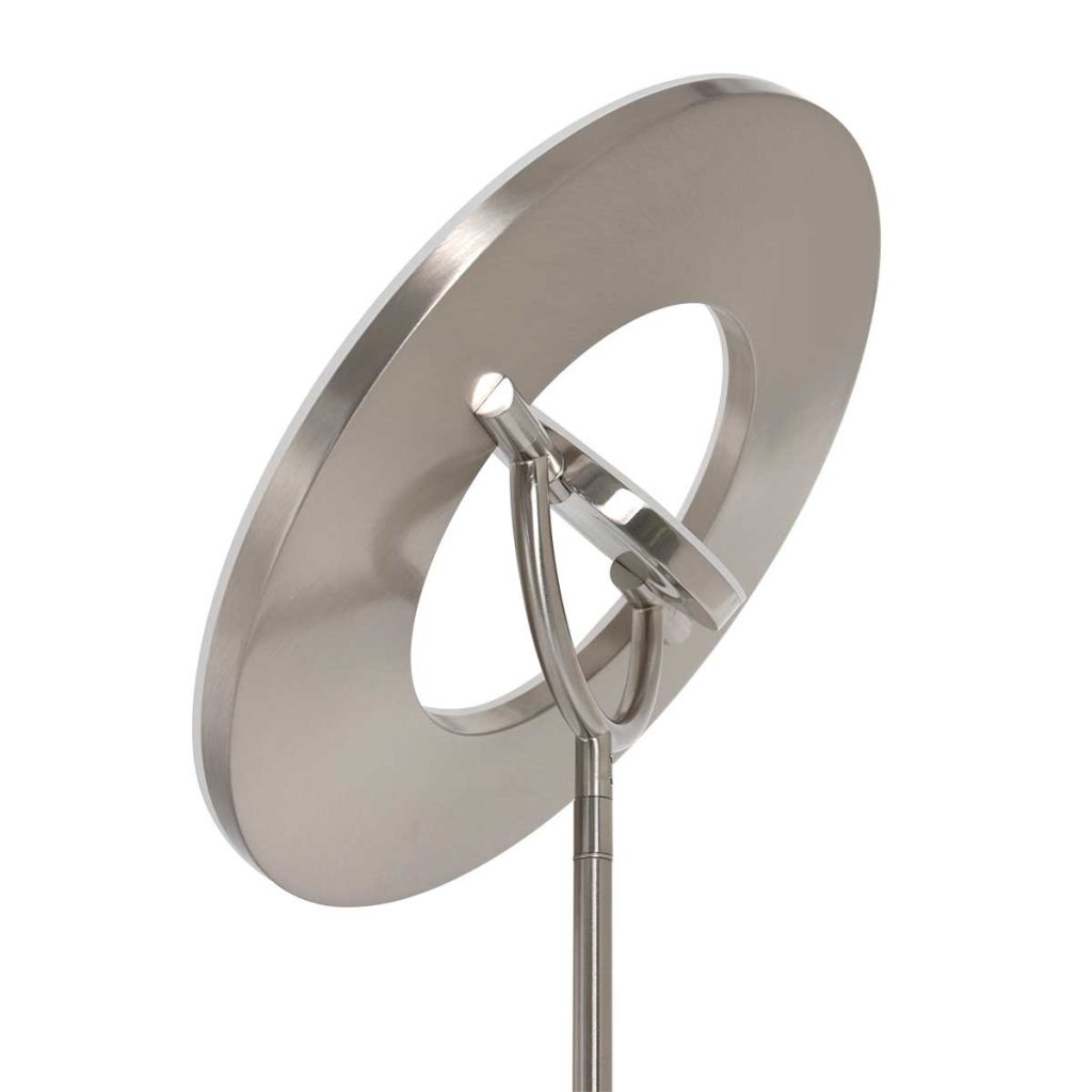 Moderne design vloerlamp met leeslamp staal Steinhauer Soleil - Afbeelding 13
