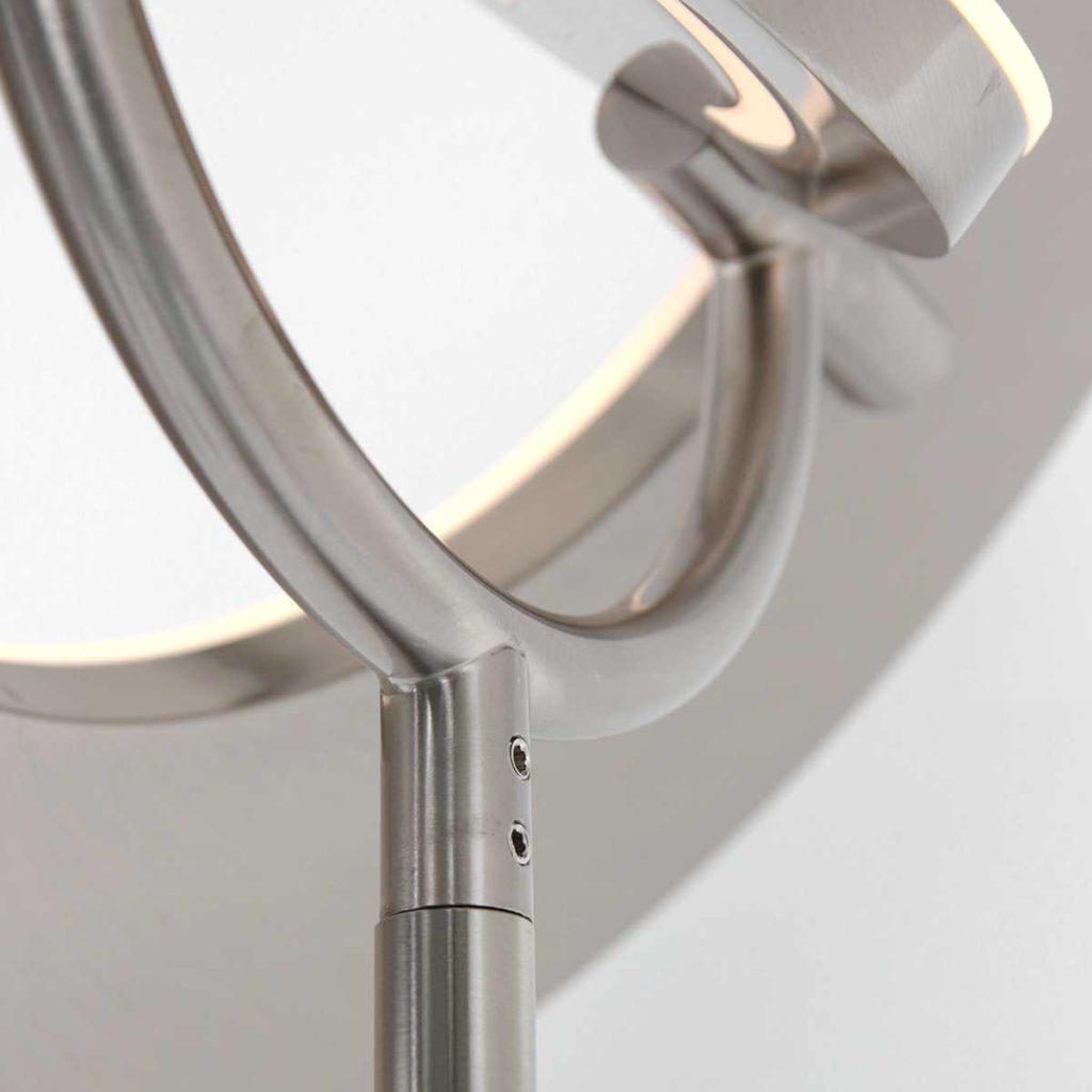 Moderne design vloerlamp met leeslamp staal Steinhauer Soleil - Afbeelding 14