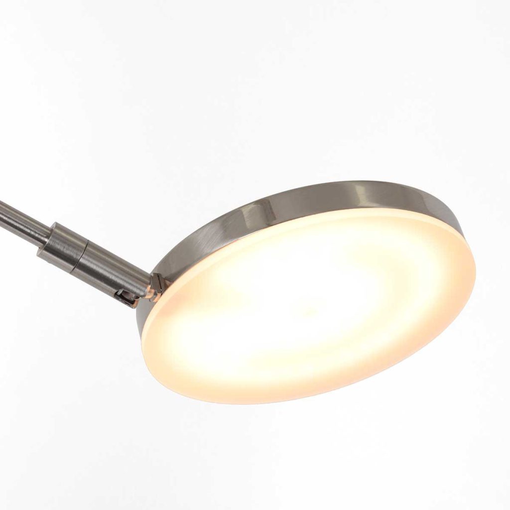 Moderne design vloerlamp met leeslamp staal Steinhauer Soleil - Afbeelding 16