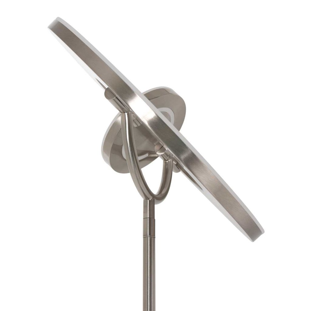 Moderne design vloerlamp met leeslamp staal Steinhauer Soleil - Afbeelding 4