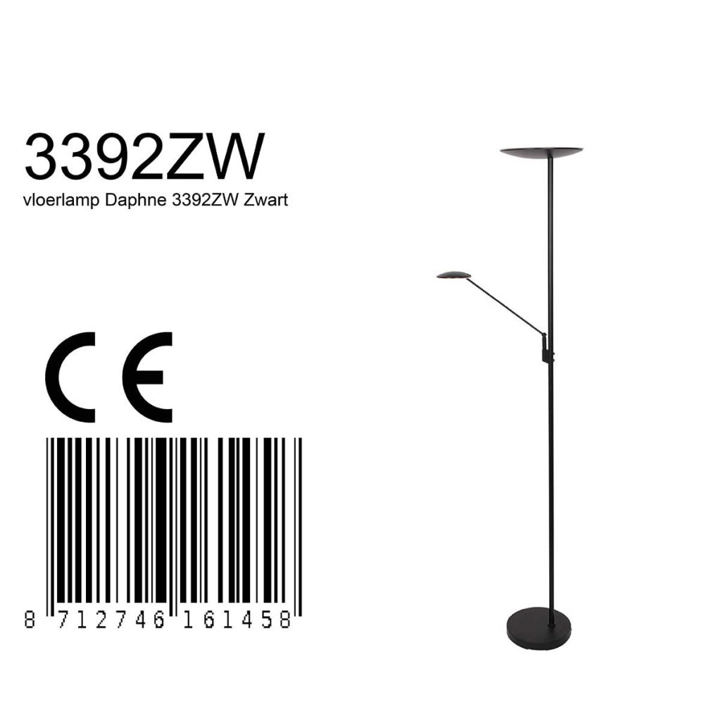 Vloerlamp met leeslampje Steinhauer Daphne - Afbeelding 9