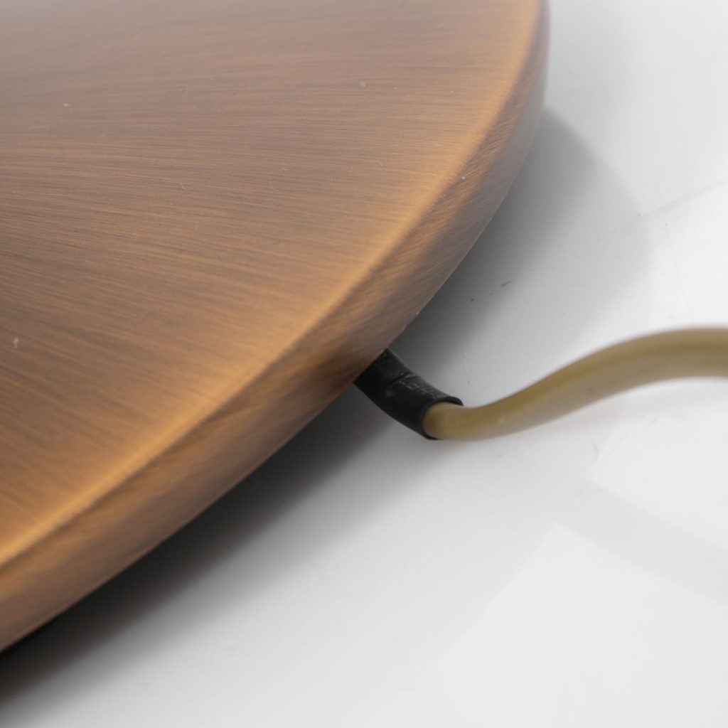 Klassieke bronzen metalen glazen vloerlamp Steinhauer Sovereign classic - Afbeelding 9