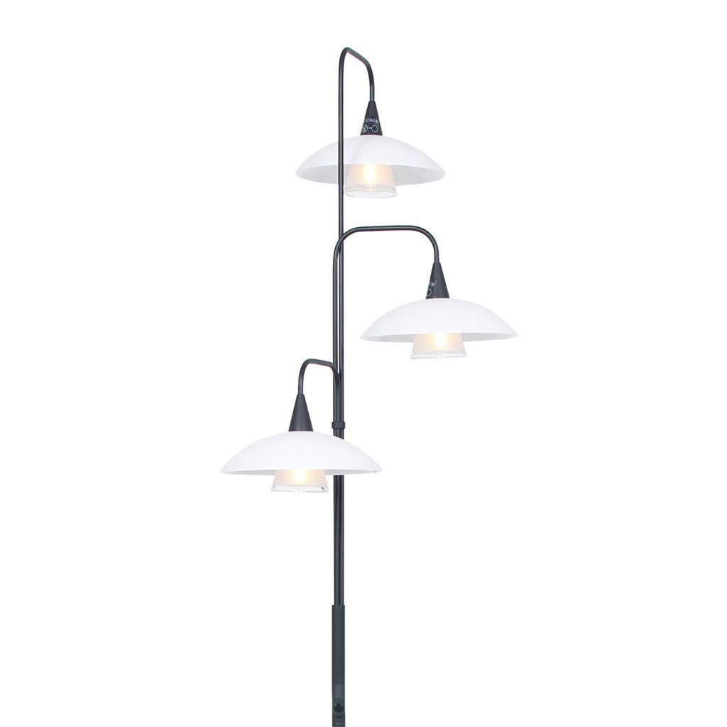 Vloerlamp met schoteltjes zwart Steinhauer Tallerken - Afbeelding 2