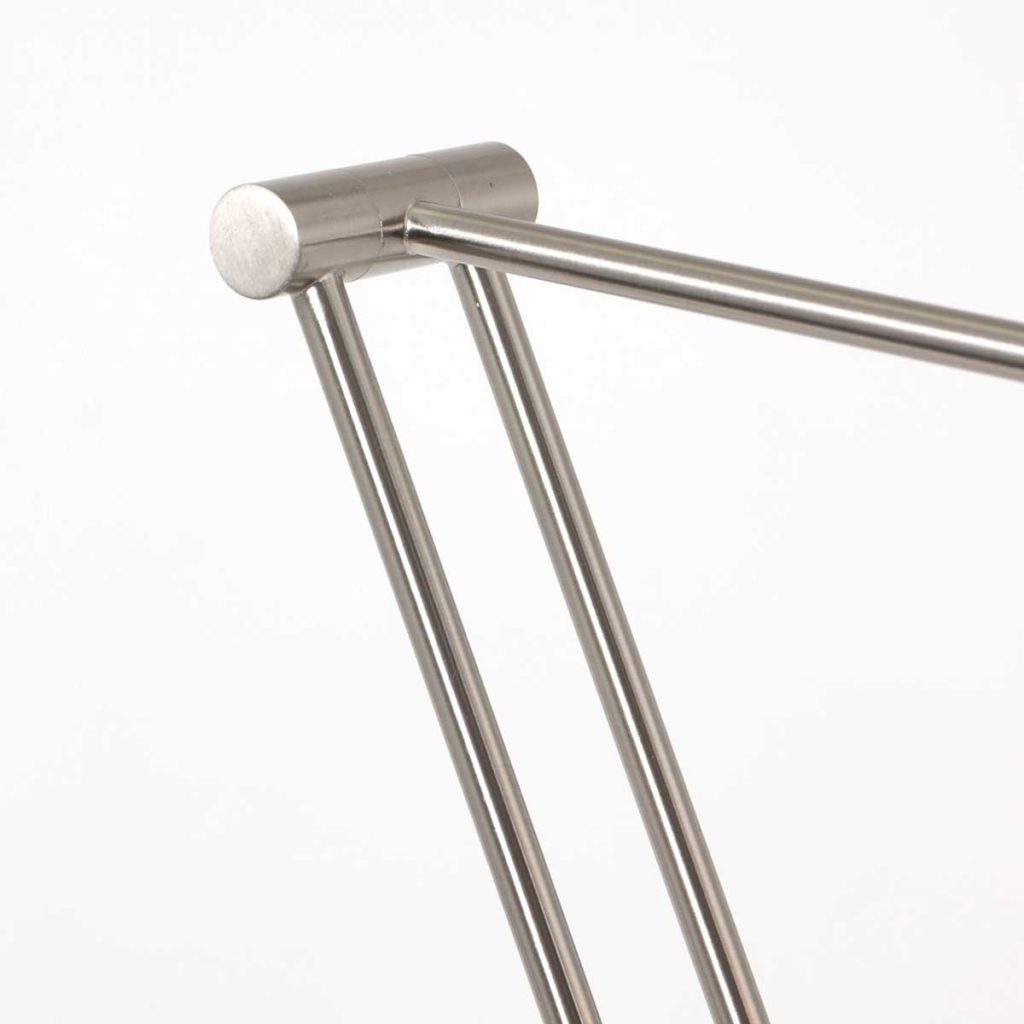 Staalkleurige moderne verstelbare vloerlamp Steinhauer Soleil - Afbeelding 6