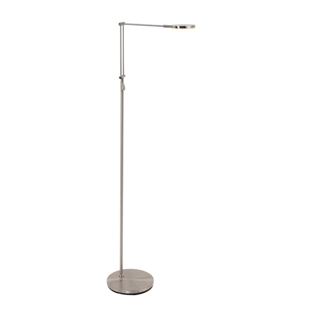 Staalkleurige moderne verstelbare vloerlamp Steinhauer Soleil - Afbeelding 10